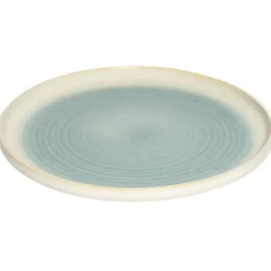 PRO.MUNDI Assiette plate rond ivoire grès émaillé Ø 27,5 cm Pacific Online
