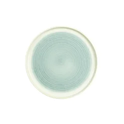 Assiette plate rond ivoire grès émaillé Ø 17 cm Pacific - PRO.MUNDI Best