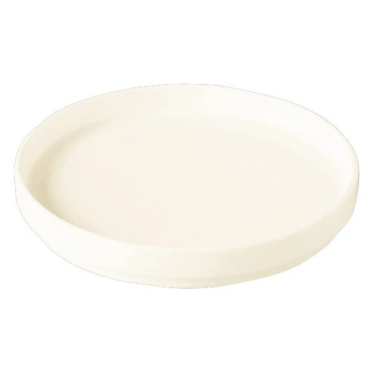 RAK Assiette plate rond ivoire porcelaine vitrifiée Nordic Sale