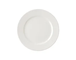 Assiette plate rond ivoire porcelaine vitrifiée Ø 24 cm Banquet - RAK Online