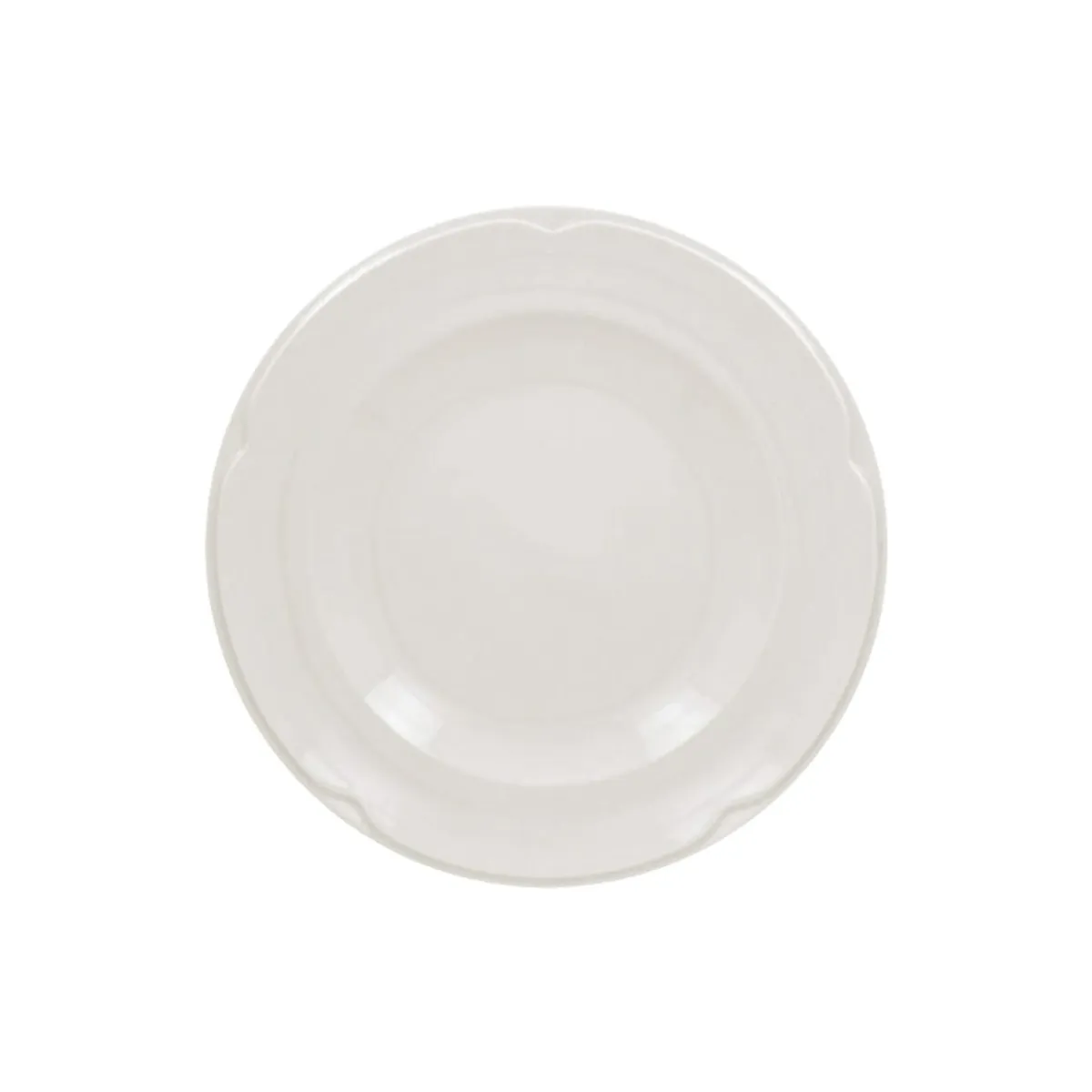 Assiette plate rond ivoire porcelaine vitrifiée Ø 20,7 cm Anna - RAK Sale