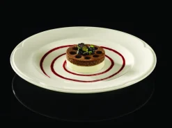 Assiette plate rond ivoire porcelaine vitrifiée Ø 20,7 cm Anna - RAK Sale