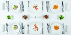 RAK Assiette plate rond ivoire porcelaine vitrifiée Ø 24 cm Rondo Discount