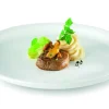 Assiette plate rond ivoire porcelaine vitrifiée Ø 21,5 cm Ska - RAK Outlet