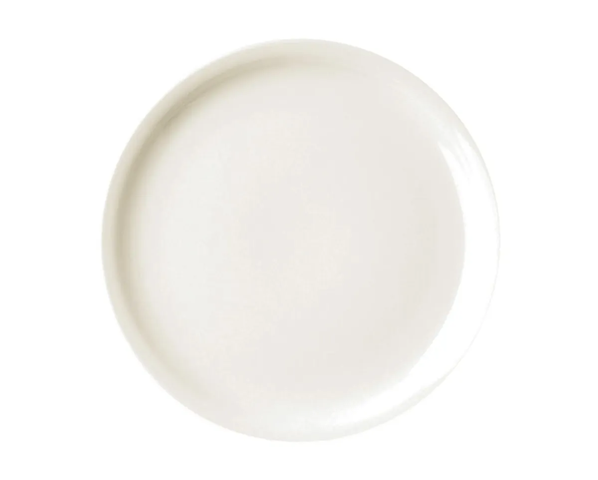 Assiette plate rond ivoire porcelaine vitrifiée Ø 21,5 cm Ska - RAK Outlet