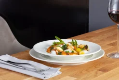 RAK Assiette plate rond ivoire porcelaine vitrifiée Ø 16,8 cm Ondine Sale
