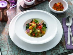 VILLEROY & BOCH Assiette plate rond ivoire porcelaine vitrifiée Ø 27 cm Artesano