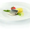 Assiette plate rond ivoire porcelaine vitrifiée Ø 19 cm Banquet - RAK Outlet