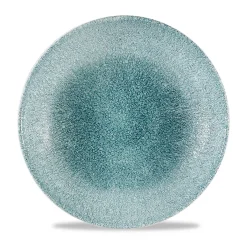 CHURCHILL Assiette plate rond Jade porcelaine vitrifiée Ø 21,7 cm Raku Jade