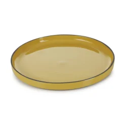 REVOL Assiette plate rond jaune porcelaine culinaire Ø 26 cm  Caractère Best