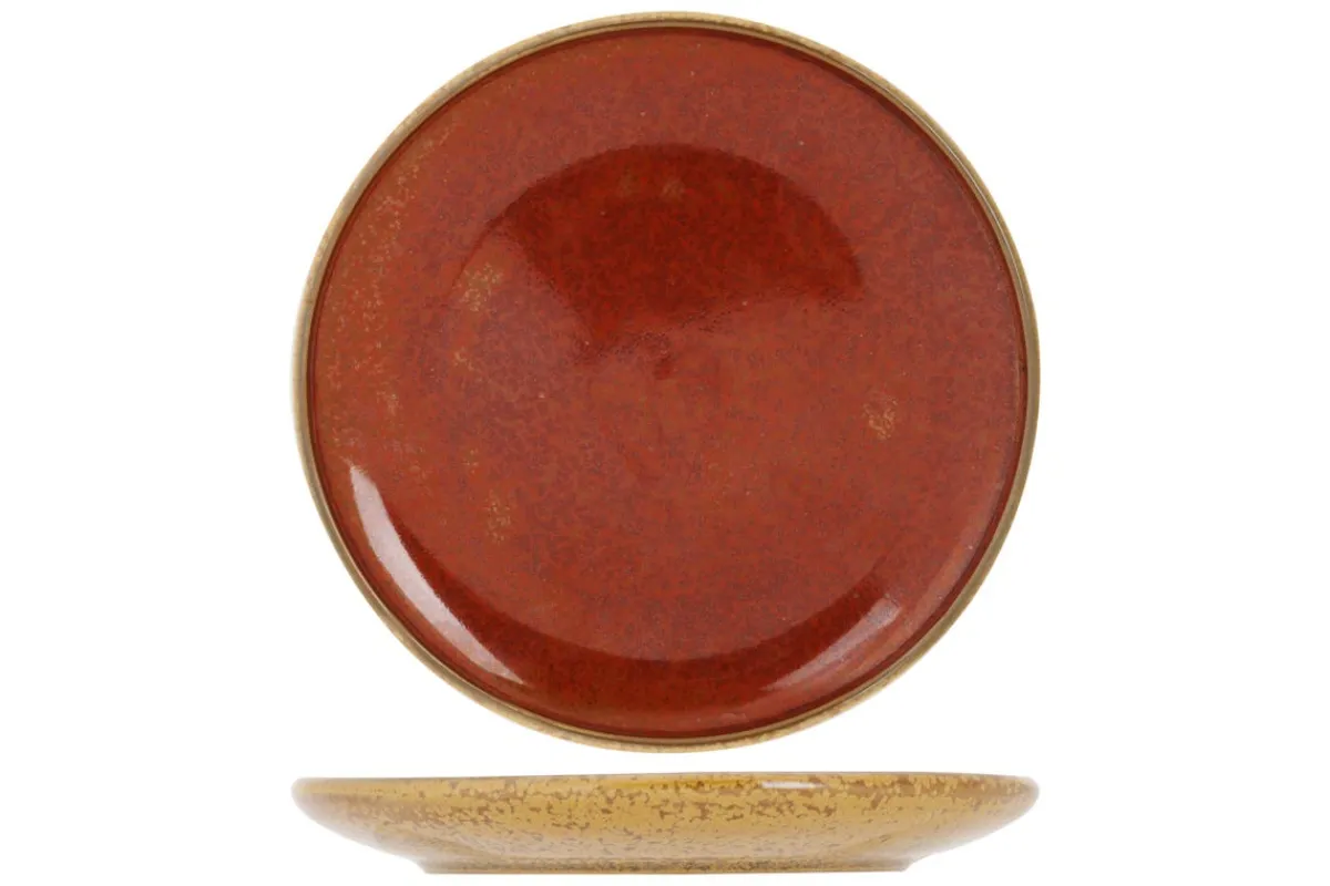 PROOF Assiette plate rond jaune porcelaine Ø 16 cm Elements Mustard Best