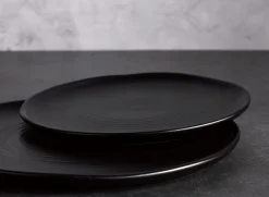 Assiette plate rond Jet porcelaine Ø 25,2 cm Evo - DUDSON Hot
