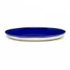 SERAX Assiette plate rond lapis lazuli grès émaillé Ø 22,5 cm Feast By Ottolenghi Discount