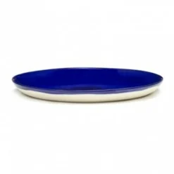 SERAX Assiette plate rond lapis lazuli grès émaillé Ø 22,5 cm Feast By Ottolenghi Discount