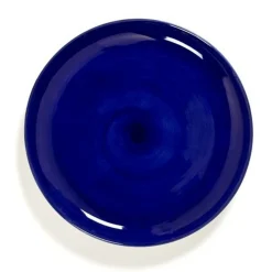 SERAX Assiette plate rond lapis lazuli grès émaillé Ø 22,5 cm Feast By Ottolenghi Discount