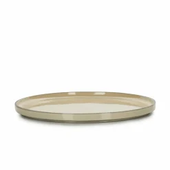 REVOL Assiette plate rond muscade porcelaine culinaire Ø 21 cm  Caractère