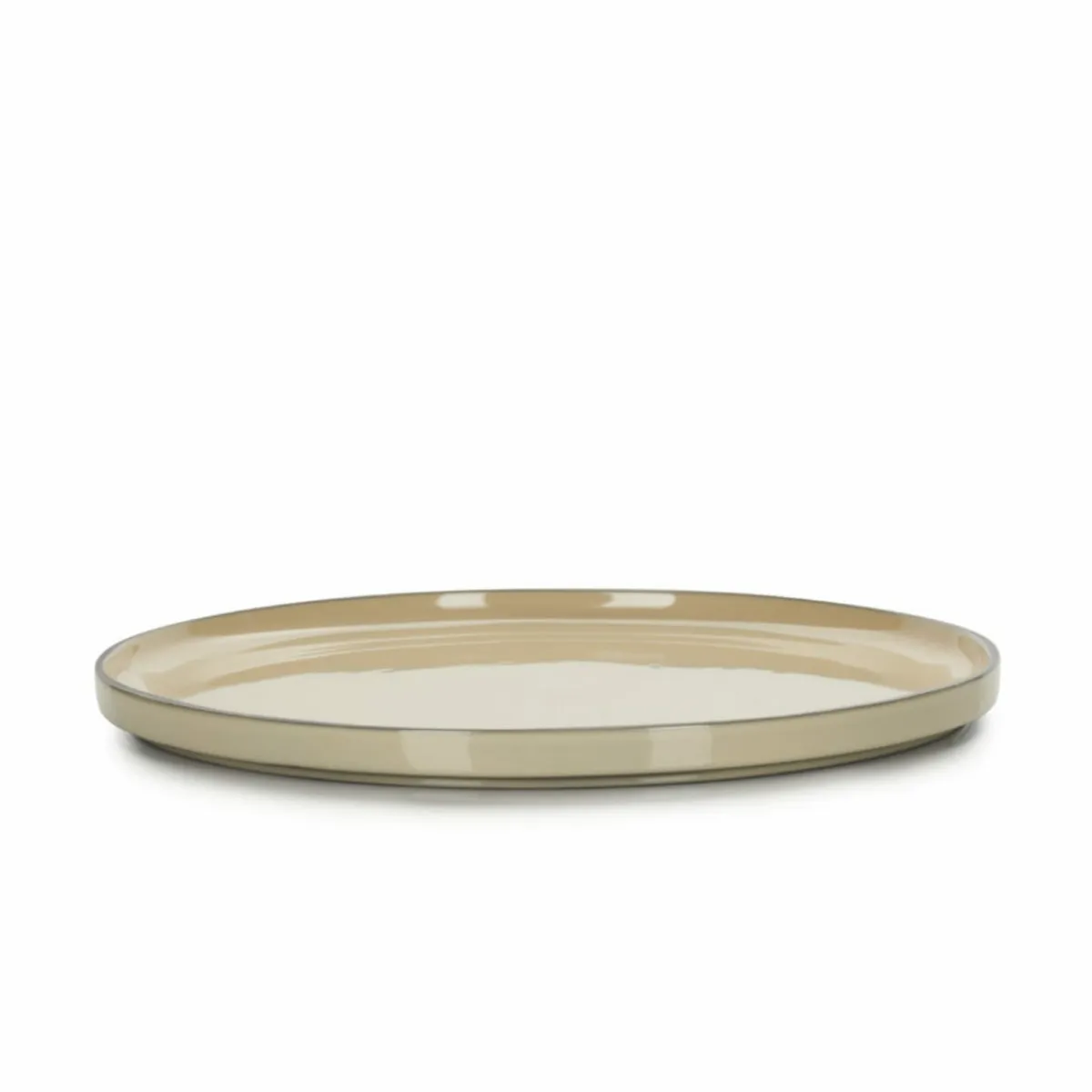 REVOL Assiette plate rond muscade porcelaine culinaire Ø 21 cm Caractère