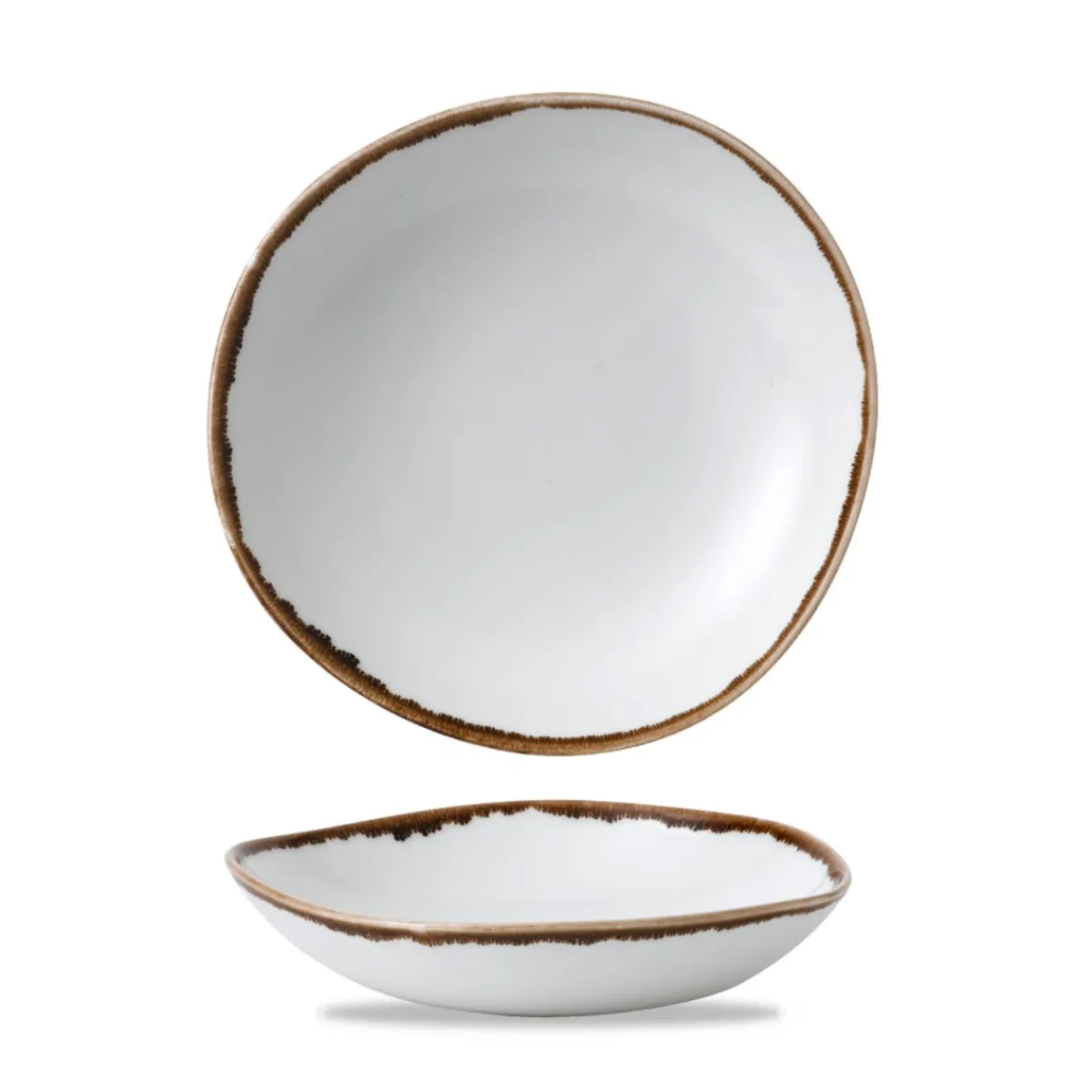 Assiette plate rond Natural porcelaine vitrifiée Ø 26,4 cm Harvest - DUDSON Best