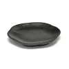 SERAX Assiette plate rond noir grès émaillé Ø 8,9 cm Inku Outlet