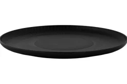 Assiette plate rond noir porcelaine Ø 28 cm Tonati - PROOF