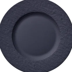 Assiette plate rond noir porcelaine Ø 22 cm The Rock - VILLEROY & BOCH Outlet