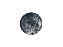 Assiette plate rond noir porcelaine vitrifiée Ø 23 cm Urban - DUDSON Outlet