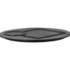Assiette plate rond noir porcelaine vitrifiée Ø 29,8 cm Create - RAK New