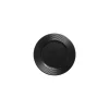 RAK Assiette plate rond noir porcelaine vitrifiée Ø 15,2 cm Edge Online