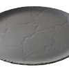 REVOL Assiette plate rond noir porcelaine culinaire Ø 28,5 cm Basalt Online