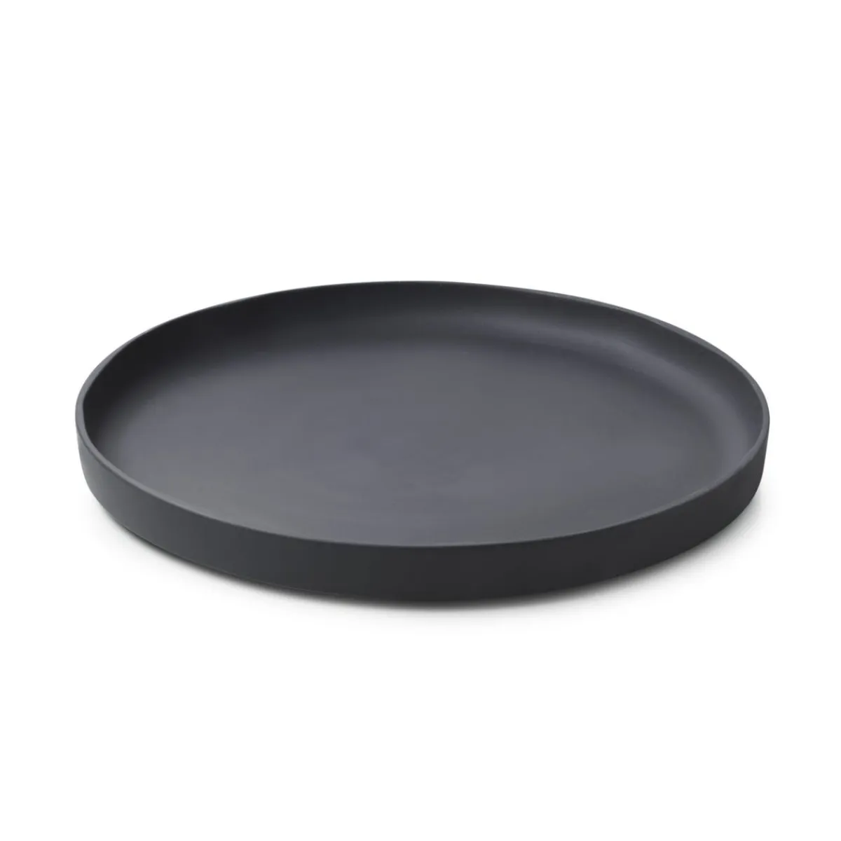 REVOL Assiette plate rond noir porcelaine culinaire Ø 28 cm Caractère Hot
