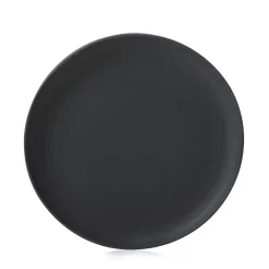 REVOL Assiette plate rond noir porcelaine culinaire Ø 26 cm  Caractère Outlet