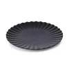 REVOL Assiette plate rond noir porcelaine culinaire Ø 21 cm Pekoe Best