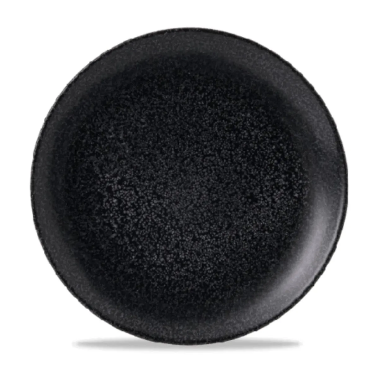 DUDSON Assiette plate rond noir porcelaine vitrifiée Ø 26 cm Evo Origins Sale