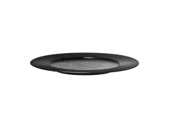 RAK Assiette plate rond noir porcelaine vitrifiée Ø 30,7 cm Edge Clearance