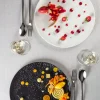 Assiette plate rond noir porcelaine vitrifiée Ø 29,9 cm Create - RAK