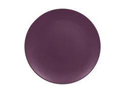 Assiette plate rond prune purple porcelaine vitrifiée Ø 20,9 cm Neo Fusion - RAK Outlet