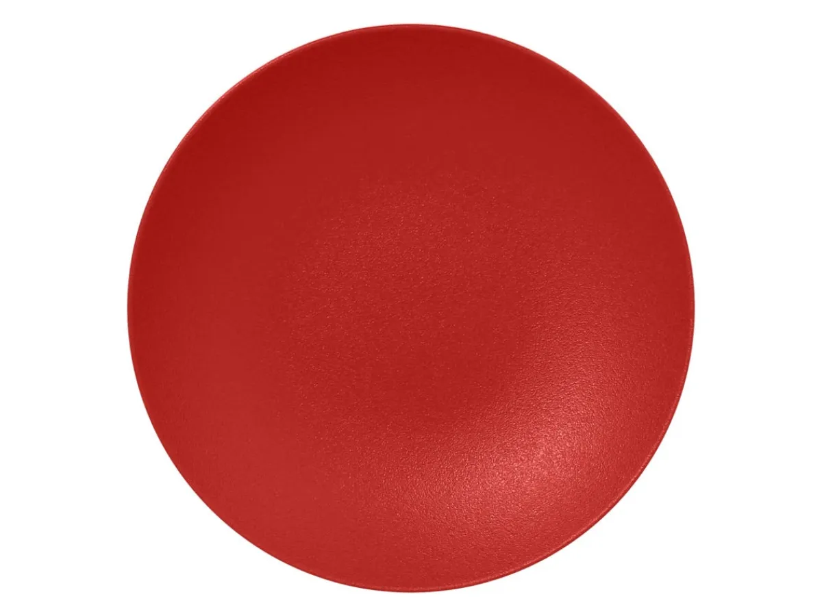 RAK Assiette plate rond rouge Ember porcelaine vitrifiée Ø 24 cm Neo Fusion New