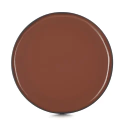 Assiette plate rond rouge porcelaine culinaire Ø 30 cm  Caractère - REVOL