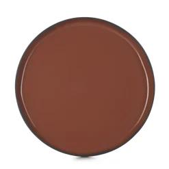 Assiette plate rond rouge porcelaine culinaire Ø 28 cm Caractère - REVOL Outlet