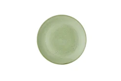 Assiette plate rond Sage Green porcelaine vitrifiée Ø 26 cm Stonecast Sage - CHURCHILL Online