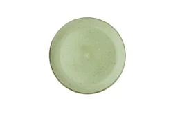 CHURCHILL Assiette plate rond Sage Green porcelaine vitrifiée Ø 28,8 cm Stonecast Sage New
