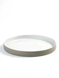 Assiette plate rond taupe porcelaine Ø 25,5 cm Dusk - SERAX Outlet
