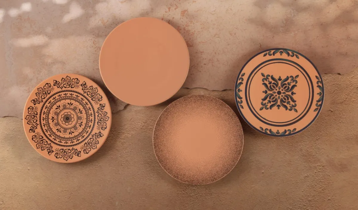RAK Assiette plate rond Tero Décor Prima porcelaine Ø 32,5 cm Earth Best