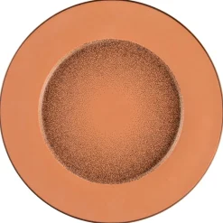 Assiette plate rond Tero Décor Denia porcelaine Ø 32,5 cm Earth - RAK Outlet