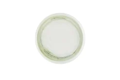 Assiette plate rond vert porcelaine vitrifiée Ø 26 cm Finca Flint - DUDSON Discount
