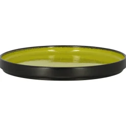 RAK Assiette plate rond vert porcelaine vitrifiée Ø 26,7 cm Fire Discount