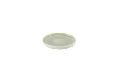 Assiette plate rond vert porcelaine vitrifiée Ø 21 cm Harvest Grain - DUDSON