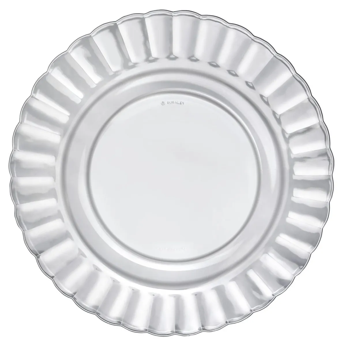 Assiette plate transparent verre trempé Ø 26 cm Picardie - DURALEX New