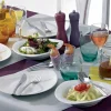 Aucune Assiette plate triangulaire blanc porcelaine 19x19 cm Bermudes Online