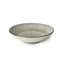 MEDARD DE NOBLAT Assiette à pâtes creuse rond beige grès émaillé Ø 18,5 cm Hypnose New